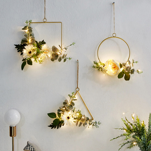 北欧美容院服装店墙上装饰品创意房间布置卧室墙面网红店墙壁挂件