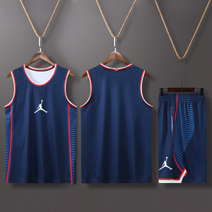 乔丹篮球服套装男定制学生比赛大码球衣女训练服队服飞人背心印字