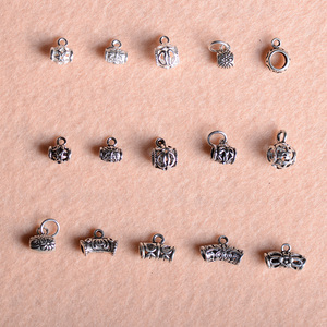 s925纯银泰银弯管挂扣 手链项链饰品 diy配件小弯管手串材料配件