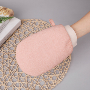 美丽雅搓澡巾金边沐浴手套加厚搓澡神器搓背强力搓泥去角质不伤肤