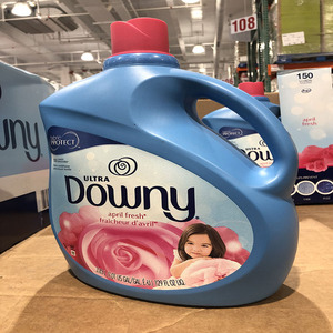 美国进口当妮downy衣物柔顺剂3.83升浓缩芳香持除静电costco代购