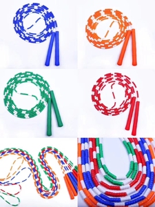 多种规格竹节跳绳长绳大绳十人八字跳交互绳速度团体表演比赛用绳