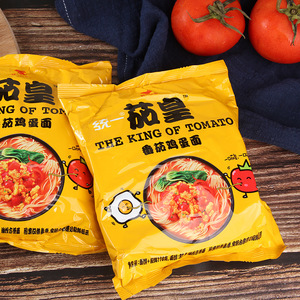 统一茄皇新疆番茄鸡蛋面116g*5连包*2速食方便面泡面袋装秘制蛋花
