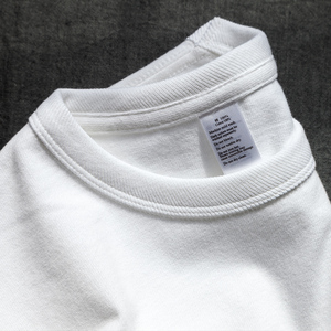 300g重磅纯棉白色短袖T恤纯色碳素磨毛美式vintage阿美咔叽男女款
