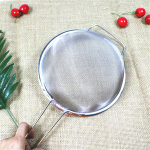 不锈钢油格油漏大豆浆过滤网筛漏勺加厚糖粉筛油捞网笊篱宝宝膳食