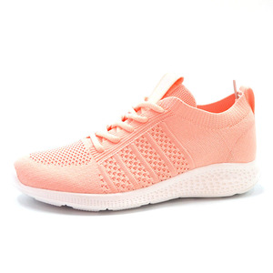 总统慢跑女鞋粉红网布超轻软底女士休闲鞋春夏浅口旅游鞋商场同款