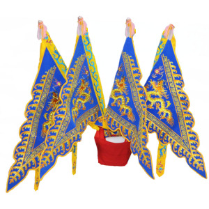 新品银龙戏剧戏曲京剧走秀男女大靠背兜靠板武生将护背靠旗杆支架