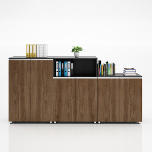 办公室隔断柜储物矮柜文件柜木质a4资料柜公司展示柜隔离边柜定做