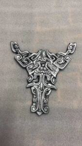 古代盔甲汉服配件 古装花纹贴花 甲胄肩吞腹吞配件