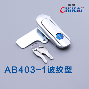 AB403平面锁不锈钢配电箱门锁五金工业门锁机械通用门锁开关柜锁