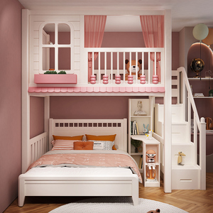 交错式上下儿童床公主