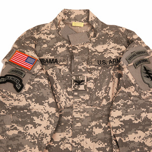 acu作战服魔术贴臂章识别章军衔国旗胸条姓名条定制迷彩服全套标