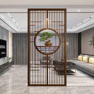 电视背景墙装饰架实木