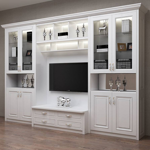 重庆新明玮家居定制欧式电视柜美式简欧电视组合柜鞋柜酒柜书柜
