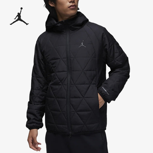 Nike/耐克正品JORDAN新款男子保暖防风连帽休闲棉服FD2638