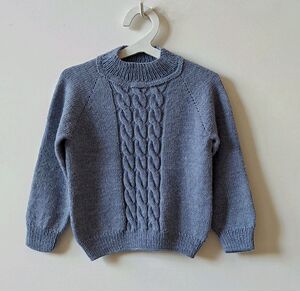 男童毛衣羊绒新款春秋爆款女宝男孩儿童针织衫宝宝手工编织成品