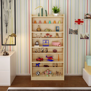 实木心理沙盘沙具儿童玩具置物架陈列柜单位学校心理咨询室展示架
