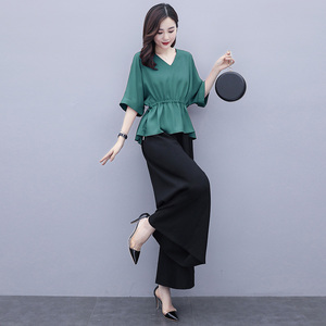 女人夏天衣服套装显瘦