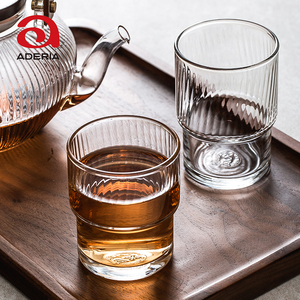 日本进口石塚硝子aderia玻璃杯家用简约果汁杯子水杯咖啡杯小茶杯