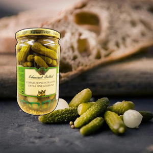 法国进口费洛小酸黄瓜680g腌制小青瓜菜汉堡沙拉意面西餐冷菜罐头