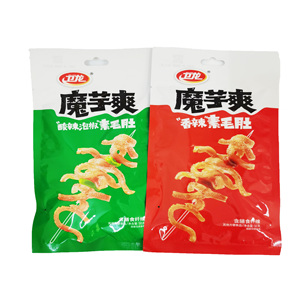 卫龙魔芋爽50g袋装卫龙素毛肚香辣麻辣即食辣条开胃菜休闲小包装