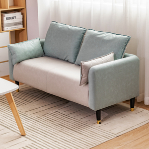 小型布艺沙发出租房专用小户型单身公寓简易二人卧室便宜经济家用