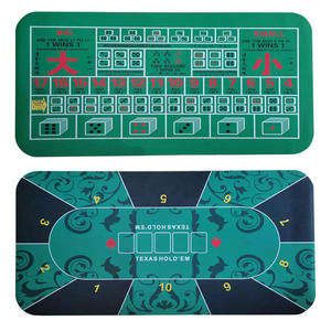 德州扑克桌布百家乐21点押大小骰子 1米2 1米8 2米4游戏橡胶桌布
