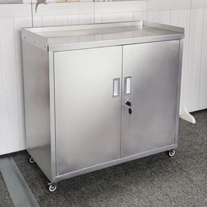 16tb9283697673淘宝厨房不锈钢餐边柜碗柜煤气灶台简易储物柜双开门