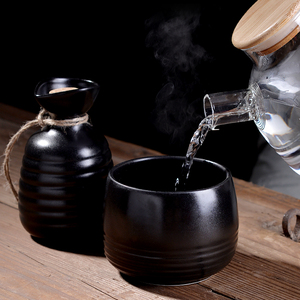 古风陶瓷温酒具家用黄酒烫酒壶中式仿古白酒暖酒器老式传统温酒壶