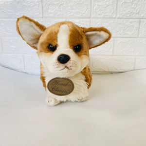 美国russ仿真柯基犬毛绒公仔 矮脚柯基犬毛绒玩具 孩子小狗礼物