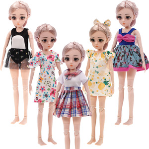 礼服套装4分BJD可穿45厘米芭比娃娃衣服女孩玩具DIY换装玩具配件