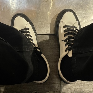 matnut blood 白色 黑边 低帮 头层牛皮 休闲 滑板鞋70s男女款