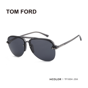 TomFord汤姆福特太阳眼镜女双梁飞行员半框大脸TF墨镜男款 TF1004