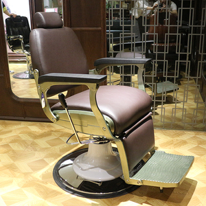 雅龙男士油头理发店椅子发廊专用美发升降放倒高档进口理容刮胡椅