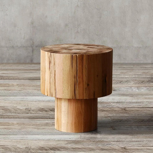 北欧木墩原木凳子休闲圆形墩子创意摆件树桩木桩凳喝茶坐墩树墩