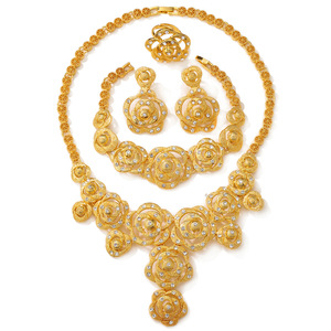 泰国复古黄金甲首饰印度镀真金独特设计女式珠宝精品欧美时尚配饰