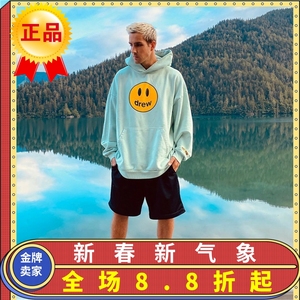 00onhunling89淘宝drew笑脸house 贾斯汀比伯同款卡通宽松高街休闲