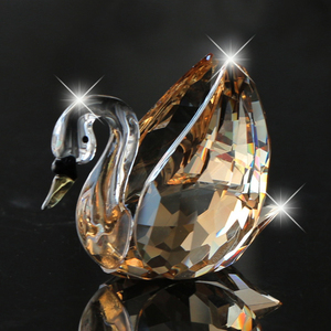 施华洛世奇水晶天鹅摆件