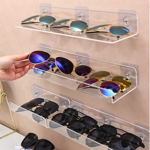亚克力眼镜货架太阳镜墨镜展示架透明壁挂式指甲油香水陈列置物架