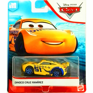 美泰赛车总动员 Dinoco Cruz Ramirez 蓝色酷姐拉米雷兹合金汽车