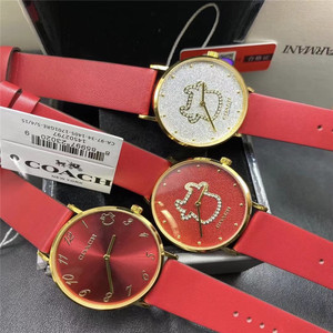 新款正品coach蔻驰小红牛手表本命年牛年生肖限定款石英金牛女表