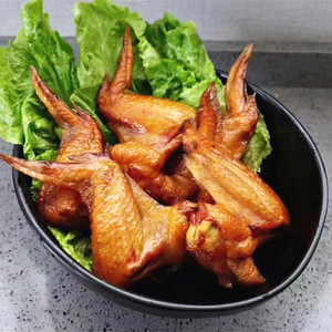 温州特产品福熏鸡翅新鲜加工制作鲜香入味风腊鸡翅500g下酒菜蒸