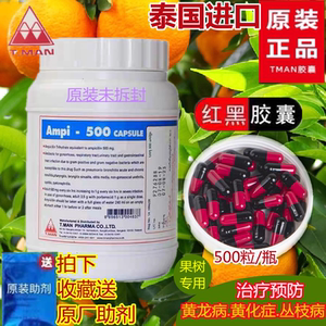果树黄龙病泰国红黑胶囊脐橙柑橘柚子砂糖桔枣农用药易溶解吸收快