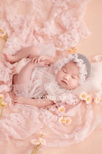 KD新款新生儿摄影服装儿童婴儿女宝宝拍照衣服裹纱影楼满月照道具
