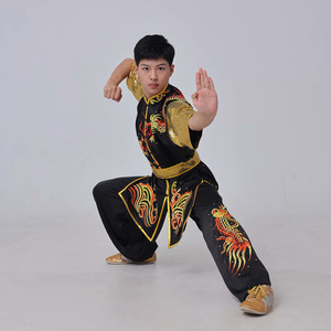 迎春刺绣龙武术服长拳南拳服成人少年儿童专业比赛服表演出服男女