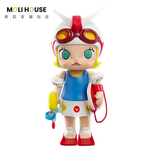 现货molly高达限定公仔手办popmart泡泡玛特摆件潮流玩具公仔