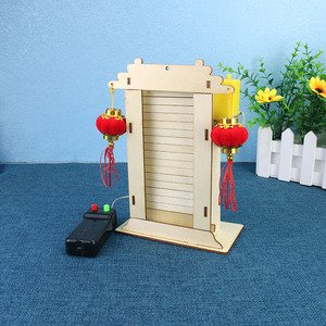 物理发明科技电动自制卷帘门创客作品创意小制作科学小实验卷闸门