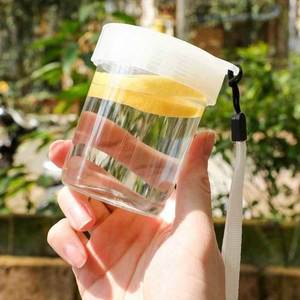 超迷你塑料小水杯可爱口袋杯透明200ml便携随身包包水瓶塑胶水樽