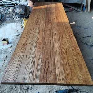 实木老榆木定制装修木板飘窗板原木长方形隔板老榆木餐桌工作台板