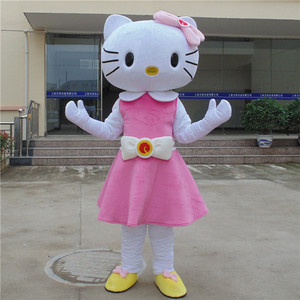 kt猫卡通人偶服装动漫猫人偶hellokitty凯蒂猫咪cos玩偶婚庆道具